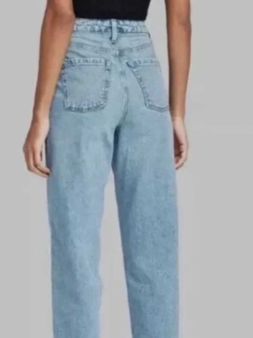Wild Fable Medium Wash High Rise Straight Leg Denim Jeans Sz 6 - Picture 2 of 9